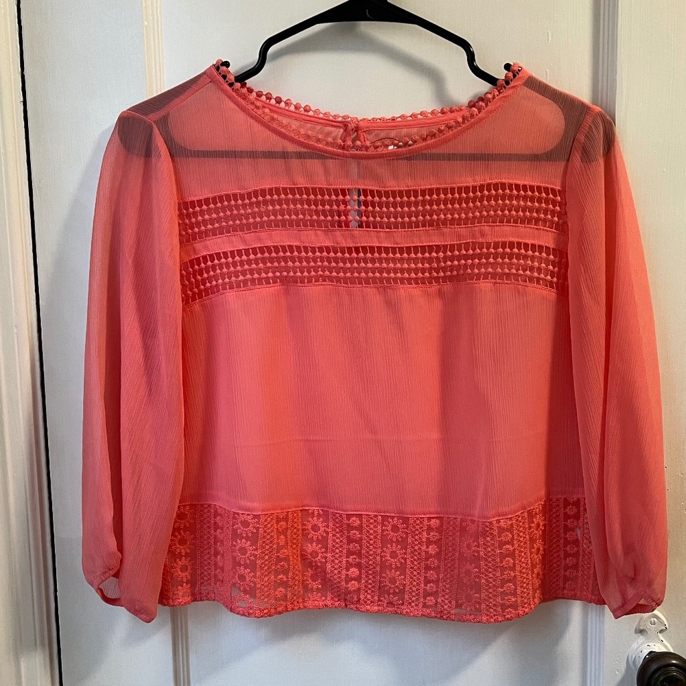 NEW Garage Sheer Top Size Extra Small XS